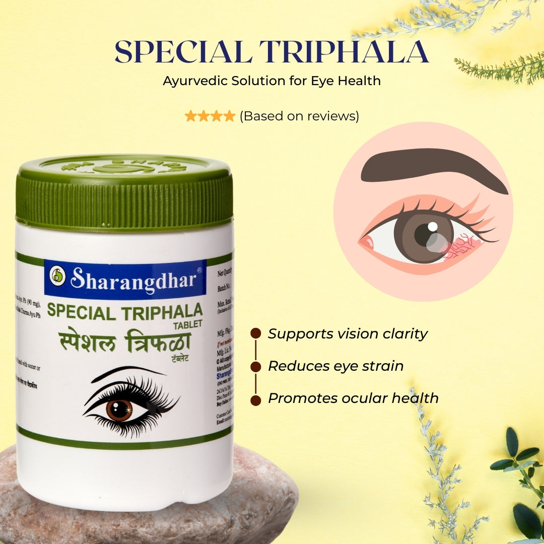 Special Triphala - Ayurvedic Solution for Sightedness, Conjunctivitis.