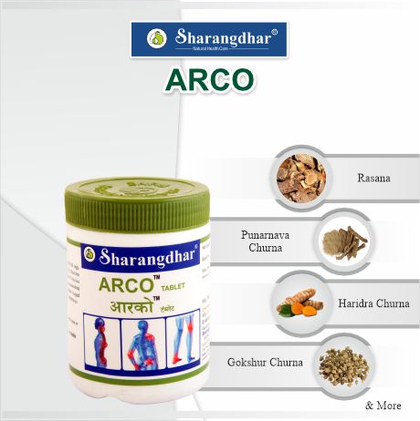 ARCO TABLET SHARANGDHAR AYURVEDA-Medicine for joint pain - Sharangdhar