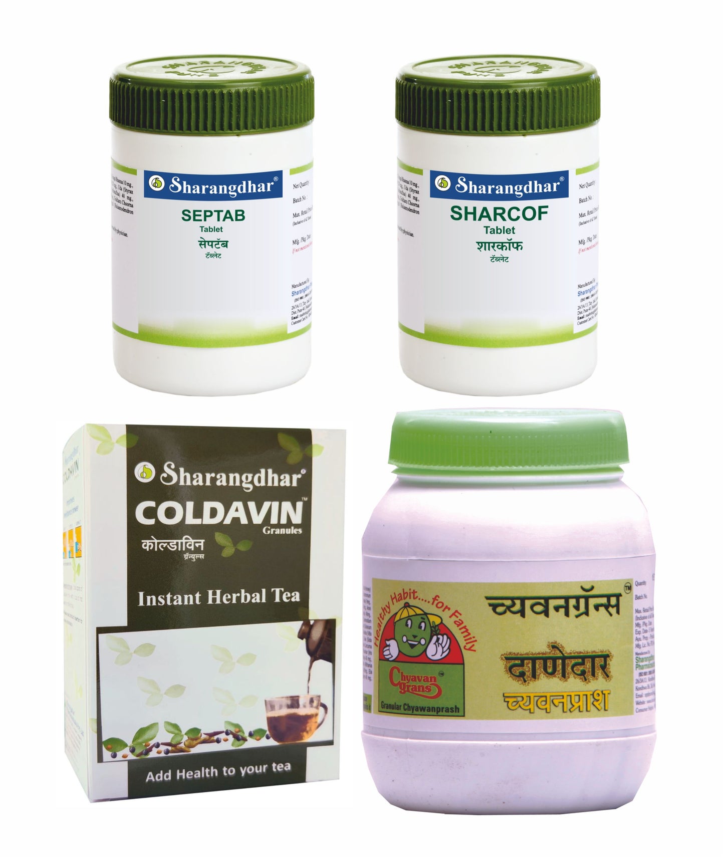 Chronic/Frequent cough & cold Root Cause Treatment Pack - Sharangdhar