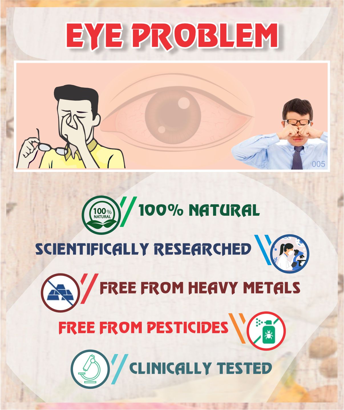 Eye ProblemRoot Cause Treatment Pack - Sharangdhar