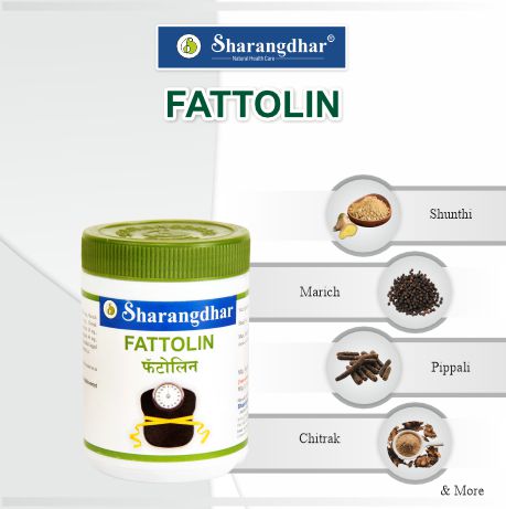FATTOLIN SHARANGDHAR AYURVEDA - Ayurvedic medicine for fat loss - Sharangdhar