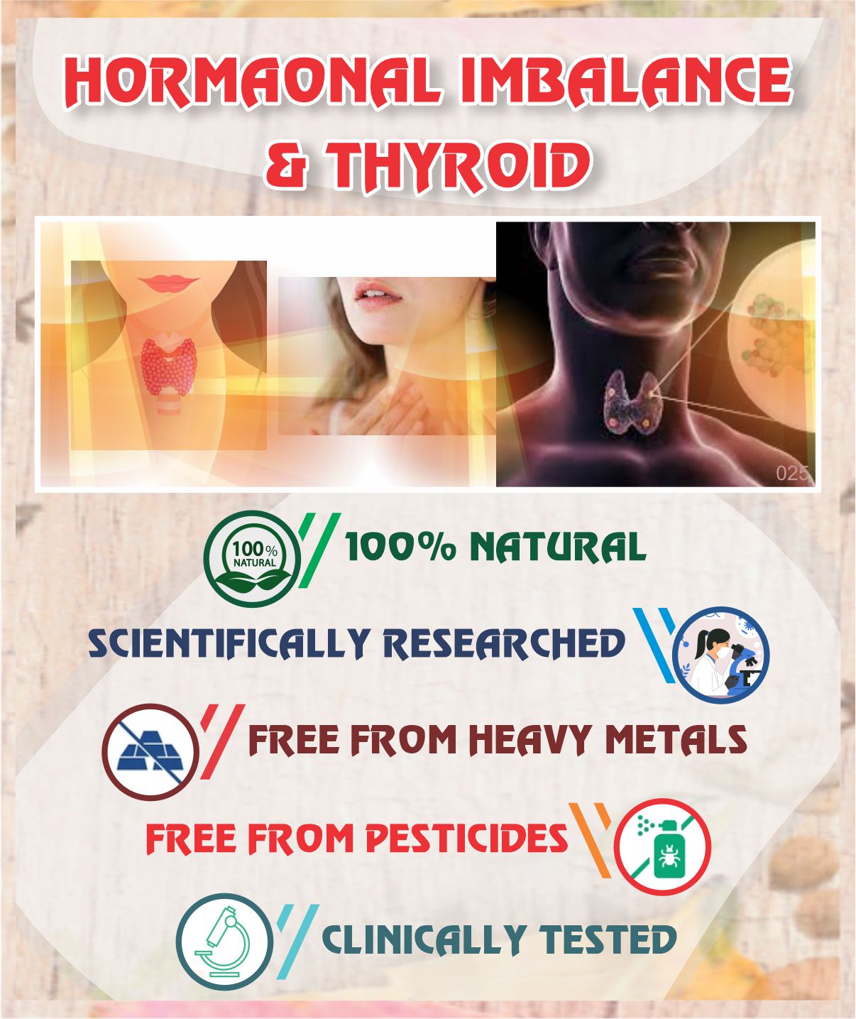 Thyroid / Hormonal Imbalance : Root Cause Treatment Pack - Sharangdhar