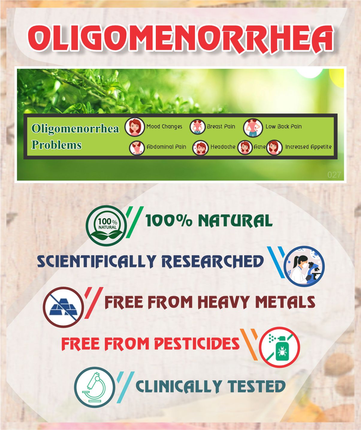 Oligomenorrhea Root Cause Treatment Pack - Sharangdhar