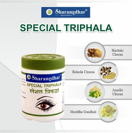 SPECIAL TRIPHALA SHARANGDHAR AYURVEDA - Ayurvedic Solution for  sightedness, conjunctivitis. - Sharangdhar