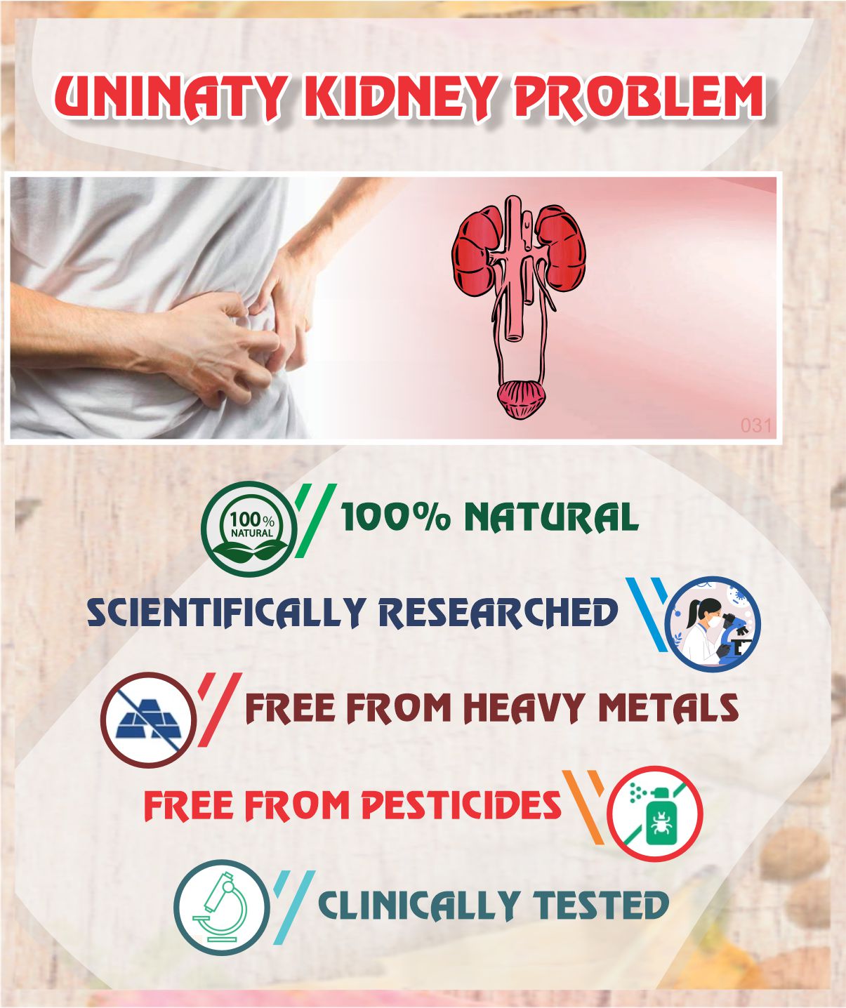Urinary/kidney problem Root Cause Treatment Pack - Sharangdhar
