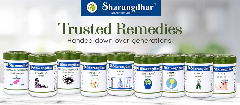 Sharangdhar Ayurveda's Various Products Range 