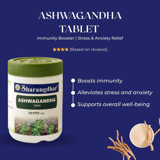 Ashwagandha Tablet - Immunity Booster, Relieve Stress and Anxiety