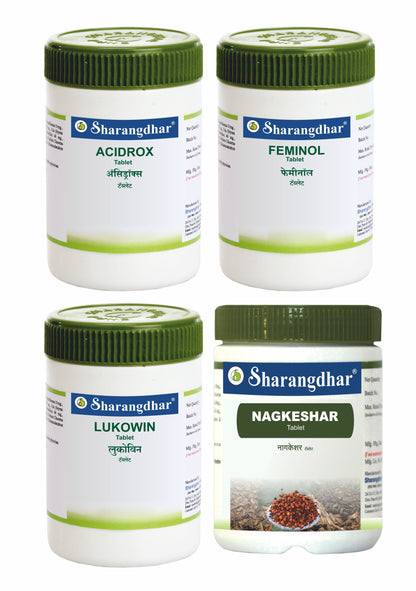 Menorrhagia Root Cause Treatment Pack - Sharangdhar