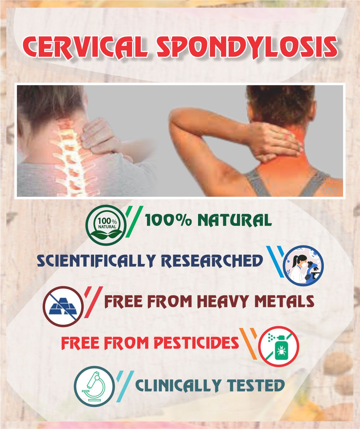 Cervical Spondylosis Root Cause Treatment Pack