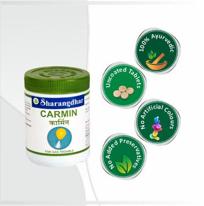 CARMIN SHARANGDHAR AYURVEDA -  Ayurvedic Solution for abdominal pain and discomfort - Sharangdhar