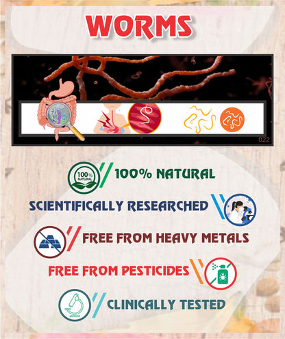 Worms  Root Cause Treatment Pack - Sharangdhar