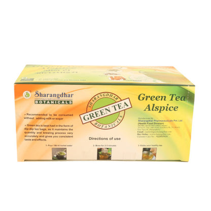 ALSPICE GREEN TEA - Ayurvedic tea  helps in weight loss - Sharangdhar