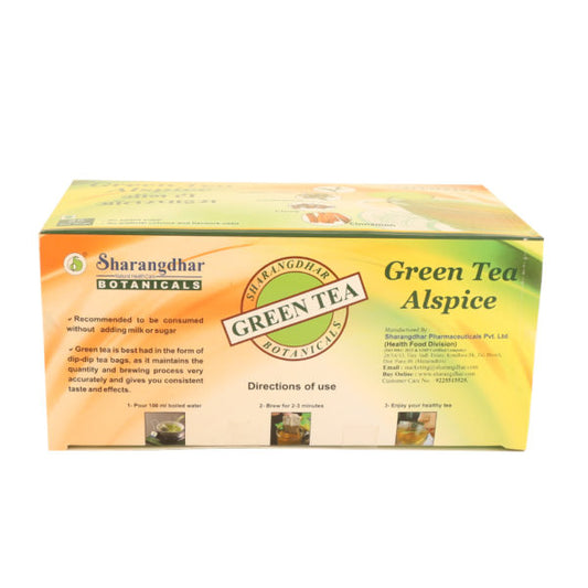 ALSPICE GREEN TEA - Ayurvedic tea  helps in weight loss - Sharangdhar